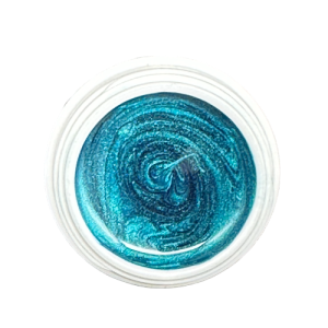 #581 Dunkel Karibikgrün Metallic| Premium Farbgel